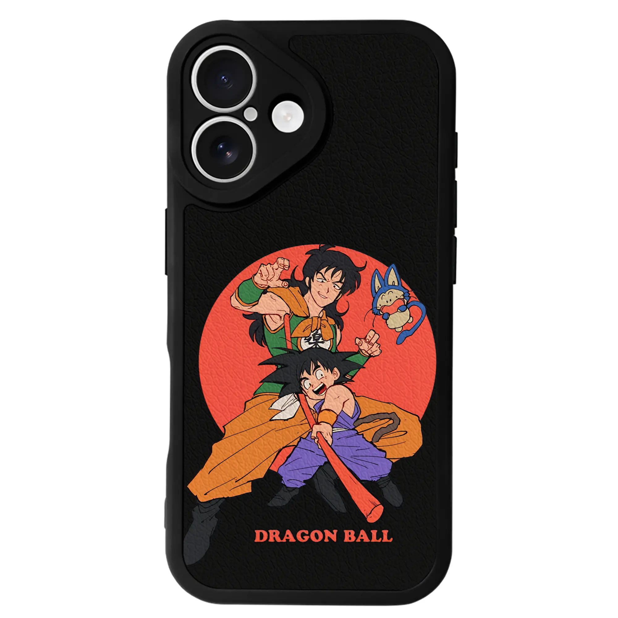ドラゴンボール グッズ ヤムチャ - IPhone 16シリーズ対応 ・ シリコンスマホケース ・ レザー調 ・ 高精度フィット ・ 耐衝撃 ・ ワイヤレス充電対応 ・ 精密カット